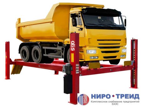 A4180H Подъемник четырехстоечный, 18 т., для слесарных работ с грузовым авто, удлиненный