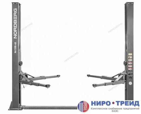 Подъемник двухстоечный 4 т, 380 В, серый N4120B-4G_3+2_380