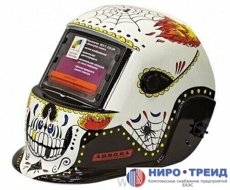 Маска сварочная Хамелеон Aurora A-777 Skeleton Fire