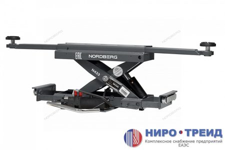 Траверса с ручным приводом г/п 3т. для подъемников N634, 4445J, 4450J, серая N433_G